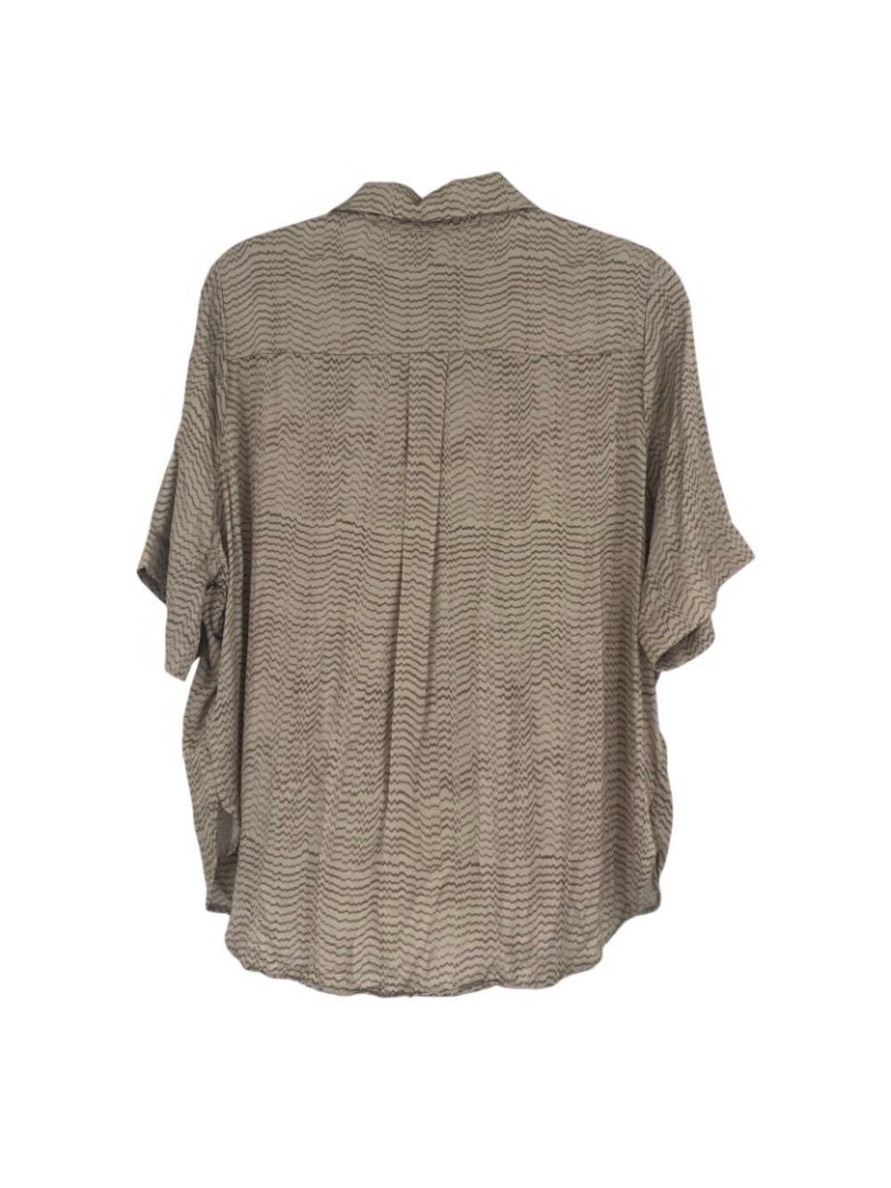Haven Well Within Size Small Marled Pajama Set Beige Brown Satin Lounge Viscose - Picture 4 of 16